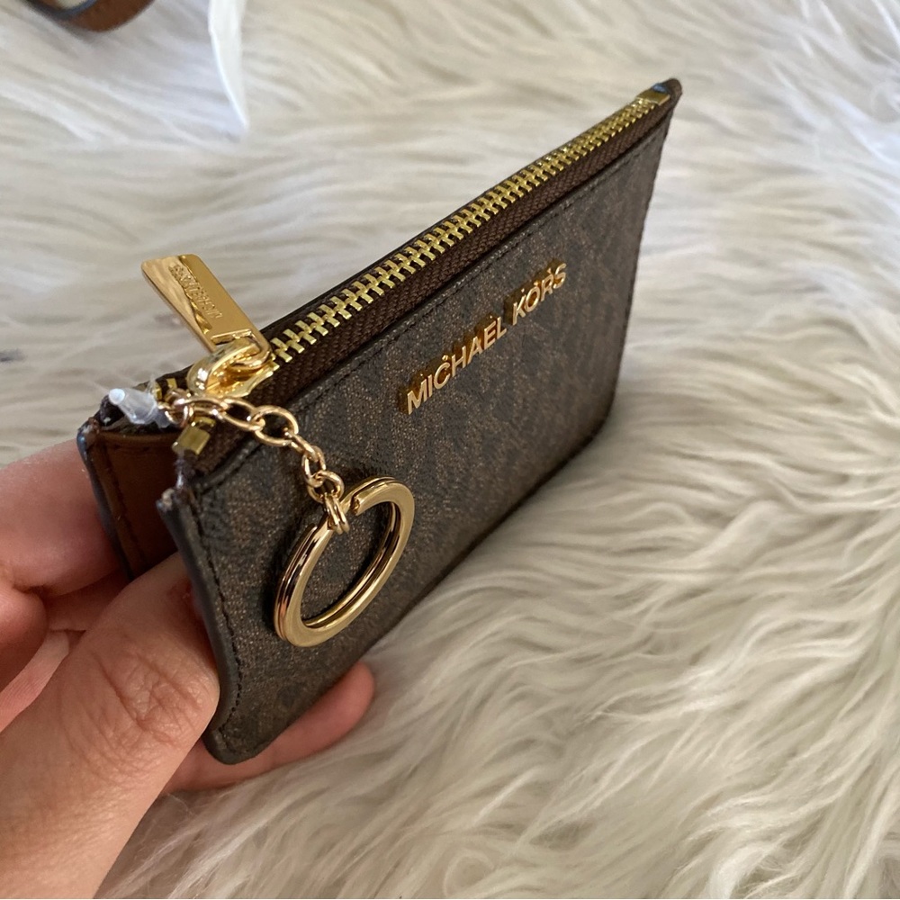 New Michael Kors jet set small coin pouch with ID wallet - Picture 15 of 15